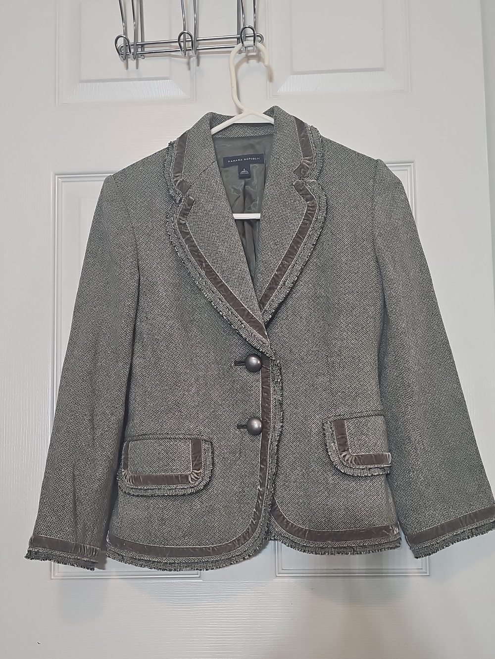 Vintage Banana Republic Wool Blazer 2004 Size 4